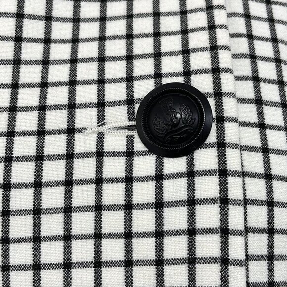 Cabi #3173 Osaka Nights Blazer Jacket Windowpane Black White Size Medium - Picture 10 of 16